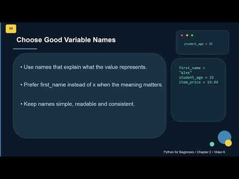 Python for Beginners #7 – Variables in Python | Learn Python Basics