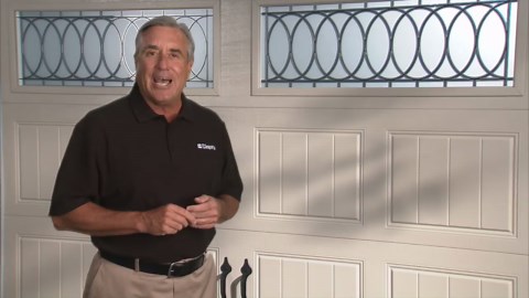 Clopay Gallery Steel Long Panel 8 ft x 7 ft Insulated 6.5 R-Value White Garage Door with Decorative Windows GR1LP_SW_WIA2