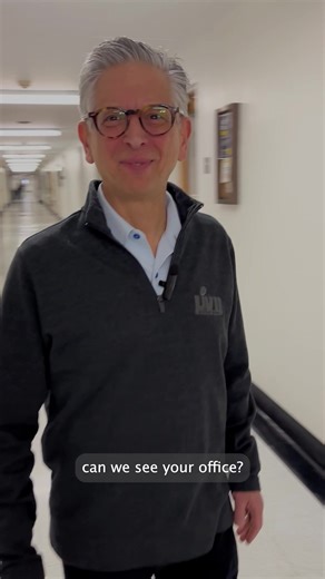 This is Paul Weiss' office. UC Presidential Chair. Distinguished Professor. See how he’s shaping the future of science at the link in bio.