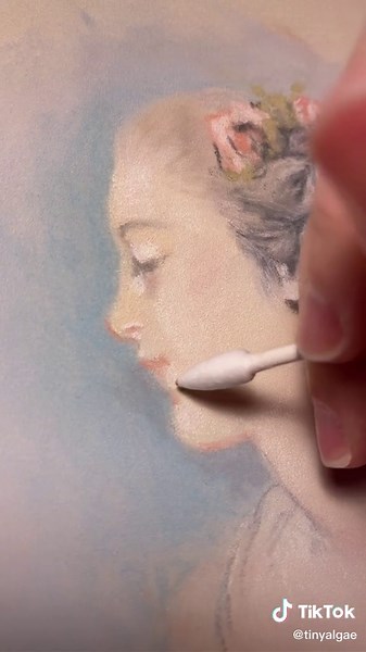 Doing a soft pastel study #arttok #fypシ #SimsSelves | Pastel Art