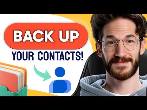 How to BACK UP CONTACTS in Google Contacts (Step by Step) 2025