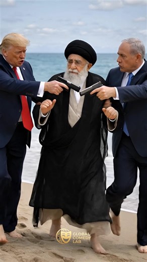 Trump & Netanyahu Shocked by This Crazy Reveal! 😂 Trending Funny Short