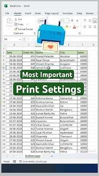 Print Title on Every Page in Excel | One Click Trick You Must Know!
