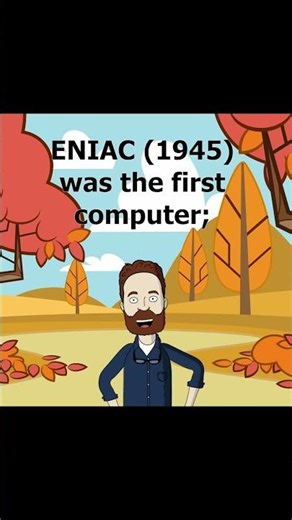 ENIAC: The First Computer in History #shorts