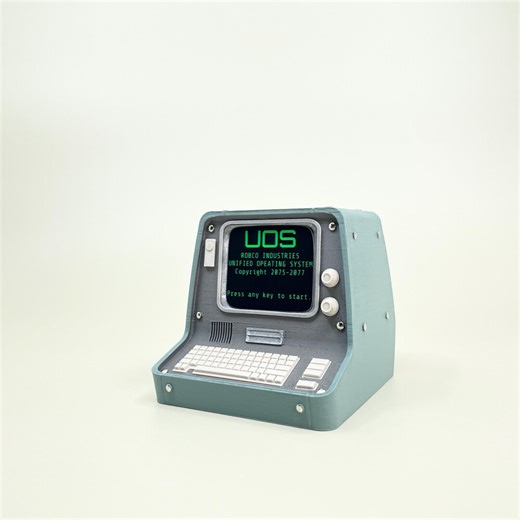 RIT-V300 Desktop Hacking Terminal Miniature. Retro Style Video Game Terminal Computer. - Etsy