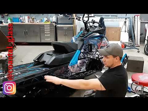 Snowmobile wrap install tips and tricks, DIY, how-to