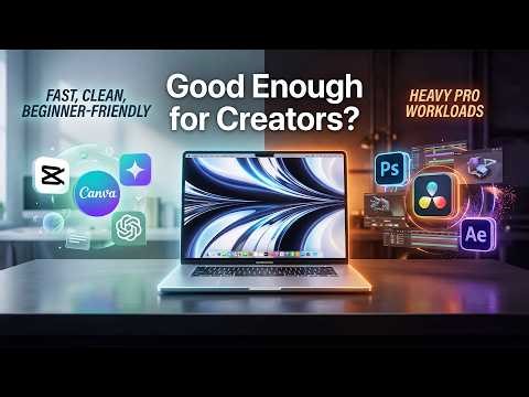 MacBook Neo Tested for Creators: CapCut, Photoshop, DaVinci & After Effects