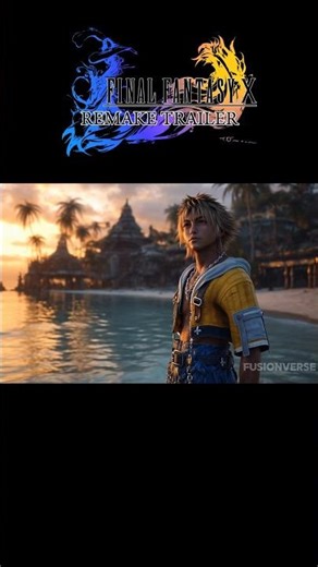 FFX Remake Trailer (AI). Full video on my channel 📼 #finalfantasy #ffx #ff10 #jrpg #aitrailer #ai