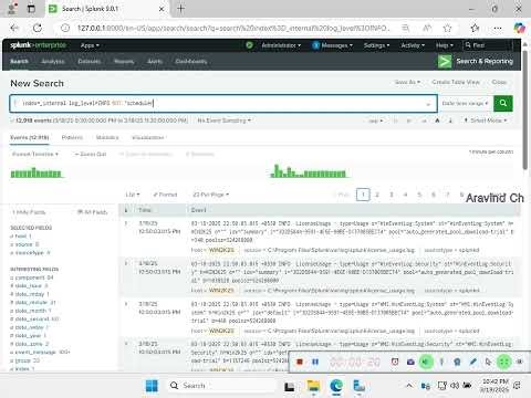 Lesson 233 how to find INFO logs that not contain specific word in splunk enterprise