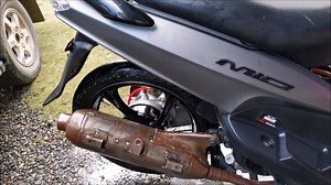 A sample of RAT STOCK PIPE/RETRO LOOK on Mio Sporty... Use a SAMURAI CLEAR COAT 2k01 or 2k01a for better result. Most of samurai paints can withstand up to 190 heat. High mounted pipe will look better. For more videos, here's a link for you. https://www.youtube.com/channel/UCjB852kbqNdb3a0sfBO0hXA For the full video: https://www.youtube.com/watch?v=FMDerfxOwew Watch out for some sticker giveaway, very soon. Thanks for watching! For entertainment purpose only... | Mio Dio