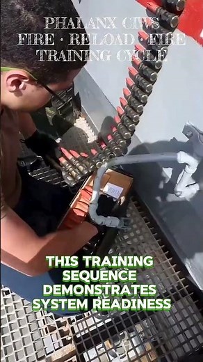Phalanx CIWS in Action | Last Line of Defense