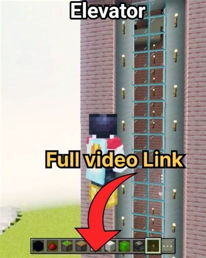 make Elevator in Minecraft #minecraft #shorts #viral #elevetor