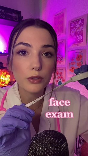 Medical Face Exam ASMR Sensory Test