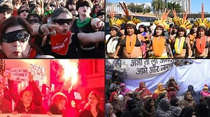 1.2K views · 35 reactions | Women were on the frontline of a wave of popular protests that rocked the world over the past 12 months. For International Women’s Day we look back at a year of female uprising - from Buenos Aires through Khartoum to Hong Kong. | AFP News Agency | Facebook