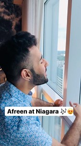 Afreen at Niagara Falls @marriottonthefalls. 😍🎶 Perfect song for the location - it’s like Niagara gets more beautiful every time I visit! I’ve been having such a great time at Niagara thanks to this falls view room at @marriottonthefalls - if you’re planning to visit, please do stay at Marriott On The Falls - it provides the absolute best view of the falls and has such a great ambience and service. Thanks Marriott for making our first post-covid vacay so memorable! . . . #afreen #afreenafreen 