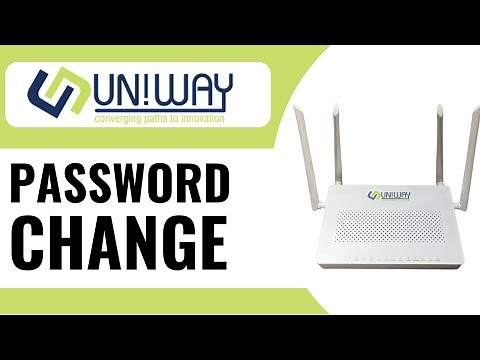 How to Change Wifi Password on Uniway Router - Full Guide (2025)