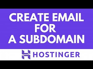 How to Create an Email Address for a Subdomain on Hostinger – Step by Step Tutorial