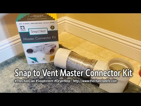 TechTalk: Snap to Vent Master Connector Dryer Vent Hose Kit
