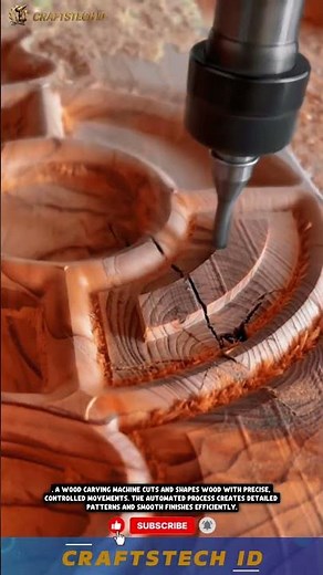 Wood Lathe Machine in Action | Precision Wood Turning Process #machine #industrialmachine