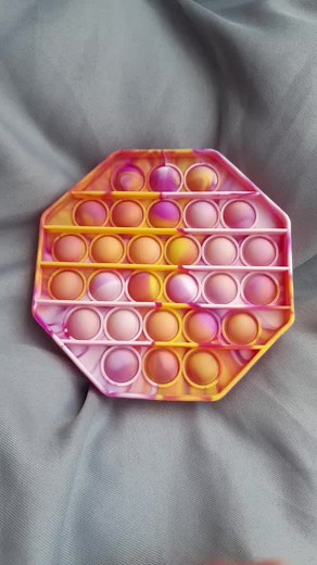 Exploring Colorful Pop-It Fidget Toys in Various Shapes