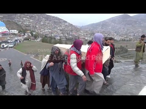Taliban leaders hold funerals for those killed in airstrike