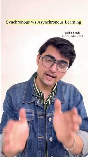 Synchronous and Asynchronous Learning | UGC-NET JRF #shorts #ytshorts