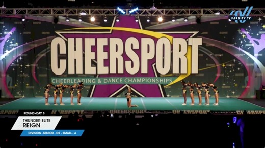 Thunder Elite - Reign [2025 L4 Senior - D2 - Small - A Day 3] 2025 CHEERSPORT National All Star Cheerleading Championship