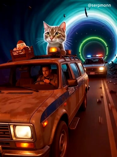 Кошачий космический рейс | Cat space flight #космическаягазель#космос #газель #червоточина #дальнобойщики #интерстеллар #треш #свалка #кидерсюрприз #космическаяопера #гаи #лада #российскийкосмос #дмитрий #котбарсик #аивидео #смешноевидео #фантастика #юмор #прикол #space#scifi #memes #russianspace #interstellar #parody #trucker #wormhole #weirdrussia #aivideo #aiart #generativeart #crazy #funny #animation #viral #wtf #spaceopera #cyberpunk #comedy