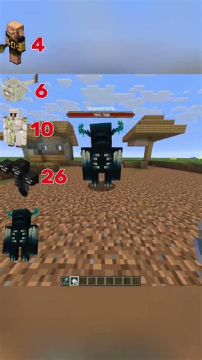 How many mace hits does it take to warden? #minecraft #minecraftmob #game #warden #mace