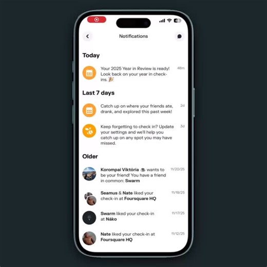 Your 2025 Swarm Year in Review is ready! Here’s to the mayorships won (and lost), the places we couldn’t stop checking into, and the check-in bffs we made along the way. | Foursquare City Guide