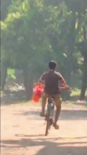 Village Life on Bicycle | Simple Rural Moment #naturevideo #nature #bicycle #riding