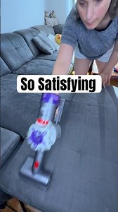 Satisfying Sofa Vacuuming | Dyson Vacuum Cleaning