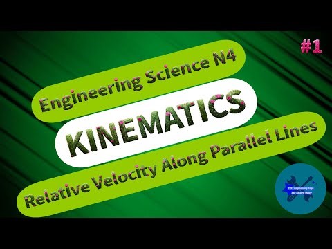 Kinematics Relative Velocity Along Parallel Lines Engineering Science N4