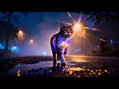 1 Hour Galaxy Cats Loop (Relaxing Music)