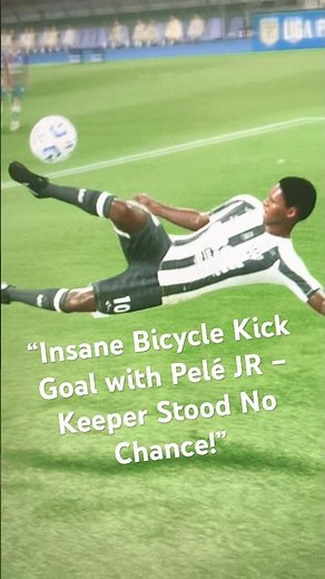“Insane Bicycle Kick Goal with Pelé JR – Keeper Stood No Chance!” #topbins #football #bicyclekick