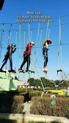 Challenge accepted? Time to swap the couch for some serious thrill. Bhai, iss weekend par Mojoland chal lenge na? Yes or Yes? 👇 #MojolandChallenge #WeekendAdventure #DostLog #ChallengeAccepted #ThrillTime #PlanBanao | MoJoLand