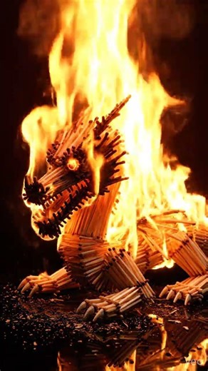 Watch the Dragon breathe real fire! 🪵🔥 #gameskhelkarpaisekai