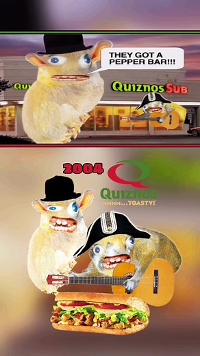 Quiznos Spongemonkey Commercial: A Creepy Classic