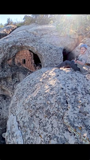 I Find Ruins Hidden Inside A Huge Boulder