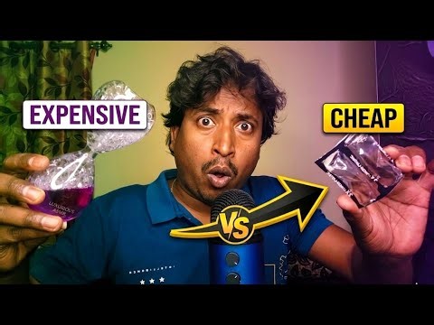 Cheap vs Expensive ASMR Triggers [Mouth Sounds, Blue Ice Tray, Old Thermocol & More]
