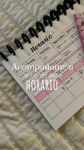 Consejos para crear horarios bonitos y organizados