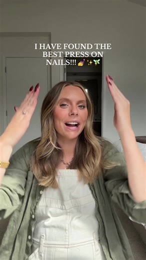 THE BEST PRESS ON NAILS ON THE MARKET ✨💅 over two weeks with these and just today one popped off! #pressonnails #pressonnailstutorial #amazonfinds #amazonmusthaves #fallnails #fallnailinspo #momsoftiktok