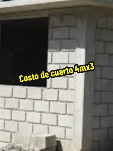 Costo de Cuarto 4mx3m en Arquitectura y Construcción
