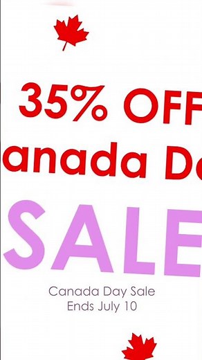Canada Day Contact Lens Sale 35% Off All Contacts at Contacts For Less (shorts)