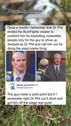 The time dr phill call out on his own show