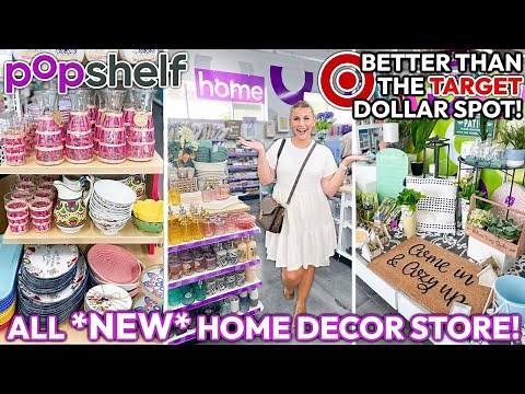 This NEW Store Is BETTER Than The Target Dollar Spot! | Home Decor Under $10 | PopShelf Shop With Me