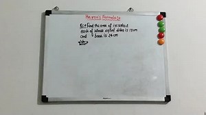 Area of a triangle Heron's formula. | Mathematics Hub | Facebook