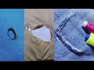 3 Magic Stitches to Repair 3 Different Types of Jeans and Jackets Without Leaving a Trace / DIY