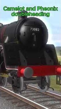 Camelot and Pheonix doubleheading #steamtrain #trainzrailroadsimulator2019 #trainz #steamlocomotive