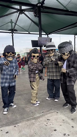 Calaca Homeez Cholo Dance Music at Santa Fe Swap Meet